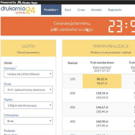 Drukarnia-Online24 - Zaawansowany i Jednocześnie Prosty Kalkulator